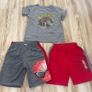 Boys size 7 spiderman set